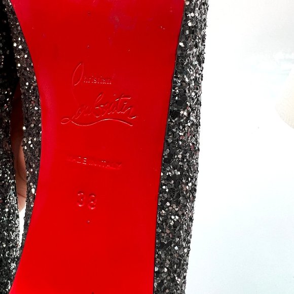 🌷❤️‍🔥FINAL SALE 🔥 NO OFFERS🌷💥Christian Louboutin Very Prive 120 Pumps 38 - Picture 7 of 7